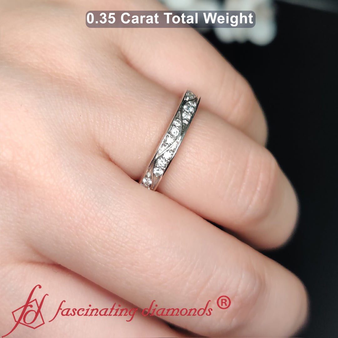 VintagePaveDiamondWeddingRingForWomenIn14KWhiteGold-FDENS3543B-6