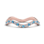 Load image into Gallery viewer, Wave-diamond-eternity-ring-with-blue-topaz-in-FD124152BGICBLTO-NL-RG
