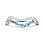 Load image into Gallery viewer, Wave-diamond-eternity-ring-with-blue-topaz-in-FD124152BGICBLTO-NL-WG
