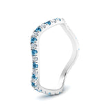 Load image into Gallery viewer, Wave-diamond-eternity-ring-with-blue-topaz-in-FD124152BGICBLTO-NL-WG
