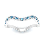 Load image into Gallery viewer, Wave-diamond-eternity-ring-with-blue-topaz-in-FD124152BGICBLTO-NL-WG
