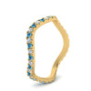 Load image into Gallery viewer, Wave-diamond-eternity-ring-with-blue-topaz-in-FD124152BGICBLTO-NL-YG