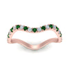 Load image into Gallery viewer, Wave-diamond-eternity-ring-with-emerald-in-FD124152BGEMGR-NL-RG