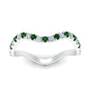 Load image into Gallery viewer, Wave-diamond-eternity-ring-with-emerald-in-FD124152BGEMGR-NL-WG