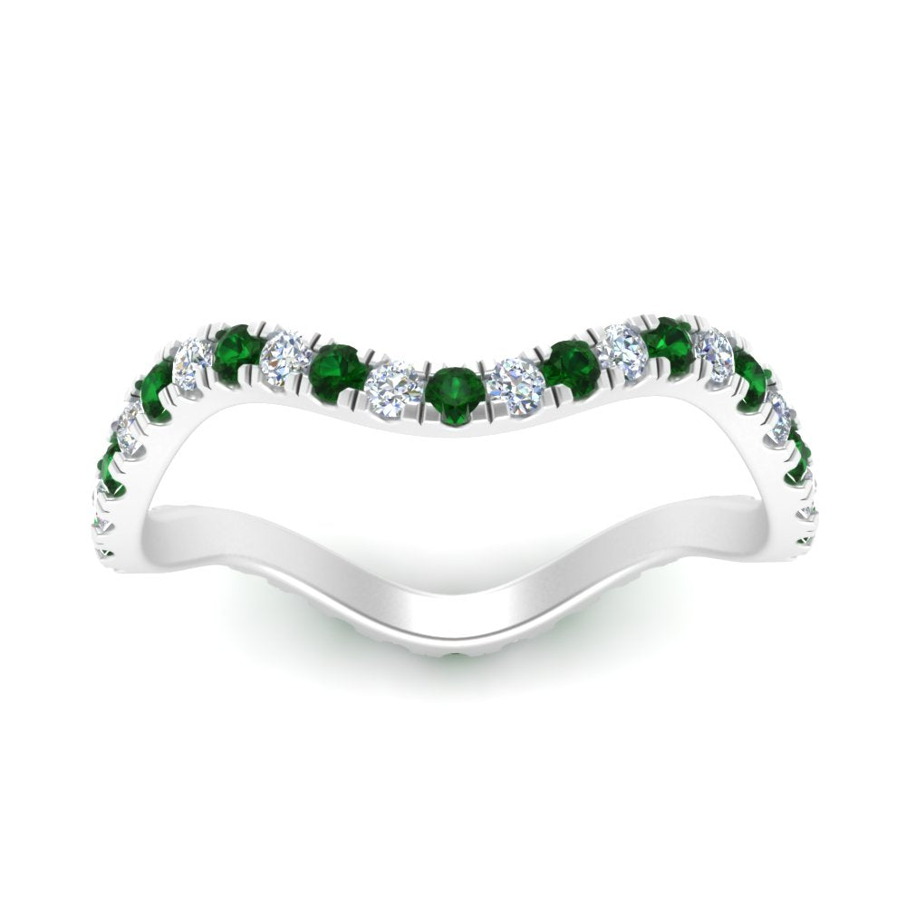 Wave-diamond-eternity-ring-with-emerald-in-FD124152BGEMGR-NL-WG