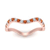 Load image into Gallery viewer, Wave-diamond-eternity-ring-with-orange-sapphire-in-FD124152BGSAOR-NL-RG