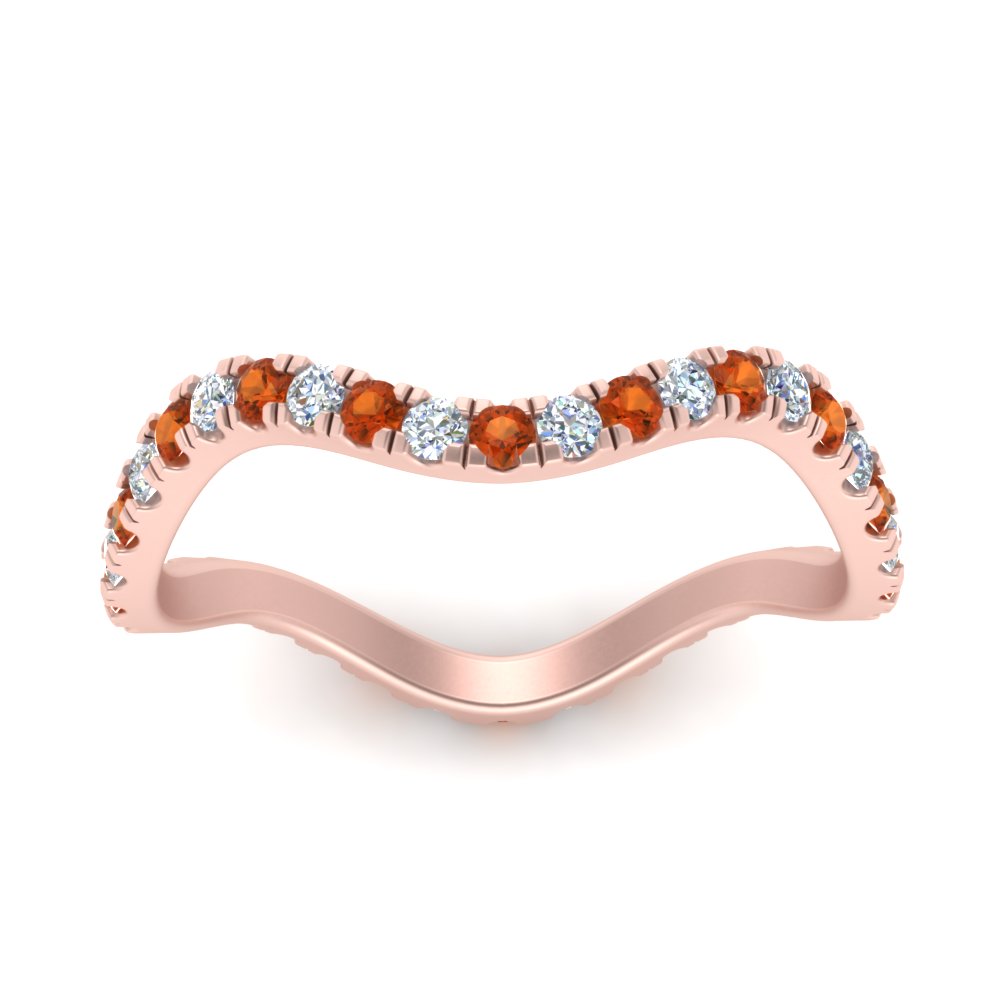 Wave-diamond-eternity-ring-with-orange-sapphire-in-FD124152BGSAOR-NL-RG