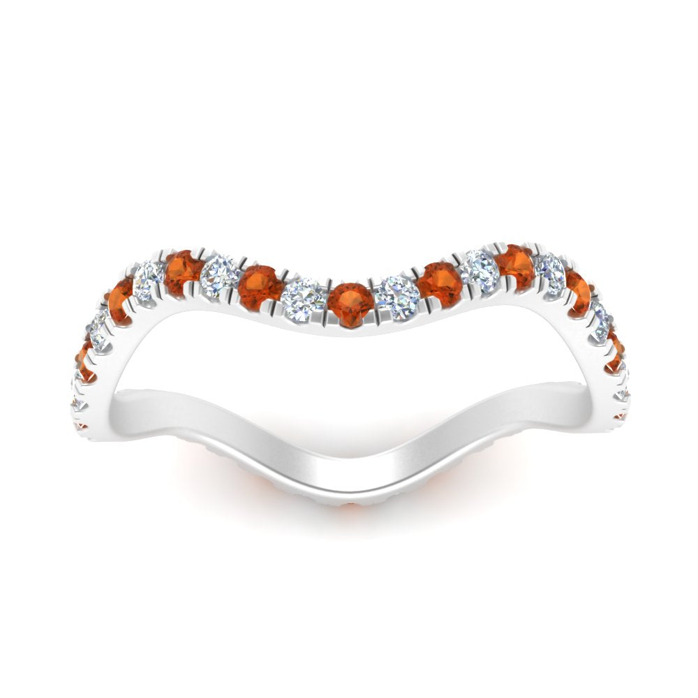 Wave-diamond-eternity-ring-with-orange-sapphire-in-FD124152BGSAOR-NL-WG