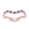 Load image into Gallery viewer, Wave-diamond-eternity-ring-with-purple-topaz-in-FD124152BGVITO-NL-RG
