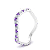 Load image into Gallery viewer, Wave-diamond-eternity-ring-with-purple-topaz-in-FD124152BGVITO-NL-WG