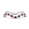 Load image into Gallery viewer, Wave-diamond-eternity-ring-with-ruby-in-FD124152BGRUDR-NL-WG