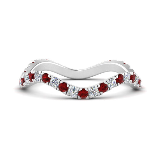 Wave-diamond-eternity-ring-with-ruby-in-FD124152BGRUDR-NL-WG