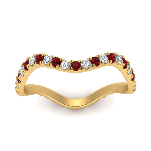 Wave-diamond-eternity-ring-with-ruby-in-FD124152BGRUDR-NL-YG