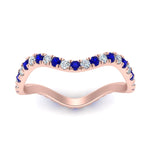Load image into Gallery viewer, Wave-diamond-eternity-ring-with-sapphire-in-FD124152BGSABL-NL-RG
