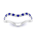 Load image into Gallery viewer, wave-diamond-eternity-ring-with-sapphire-in-fd10263b-fancy-1-wg
