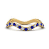 Load image into Gallery viewer, Wave-diamond-eternity-ring-with-sapphire-in-FD124152BGSABL-NL-YG