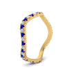 Load image into Gallery viewer, Wave-diamond-eternity-ring-with-sapphire-in-FD124152BGSABL-NL-YG