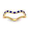 Load image into Gallery viewer, Wave-diamond-eternity-ring-with-sapphire-in-FD124152BGSABL-NL-YG