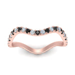 Load image into Gallery viewer, Wave-eternity-ring-with-black-diamond-in-FD124152BGBLACK-NL-RG
