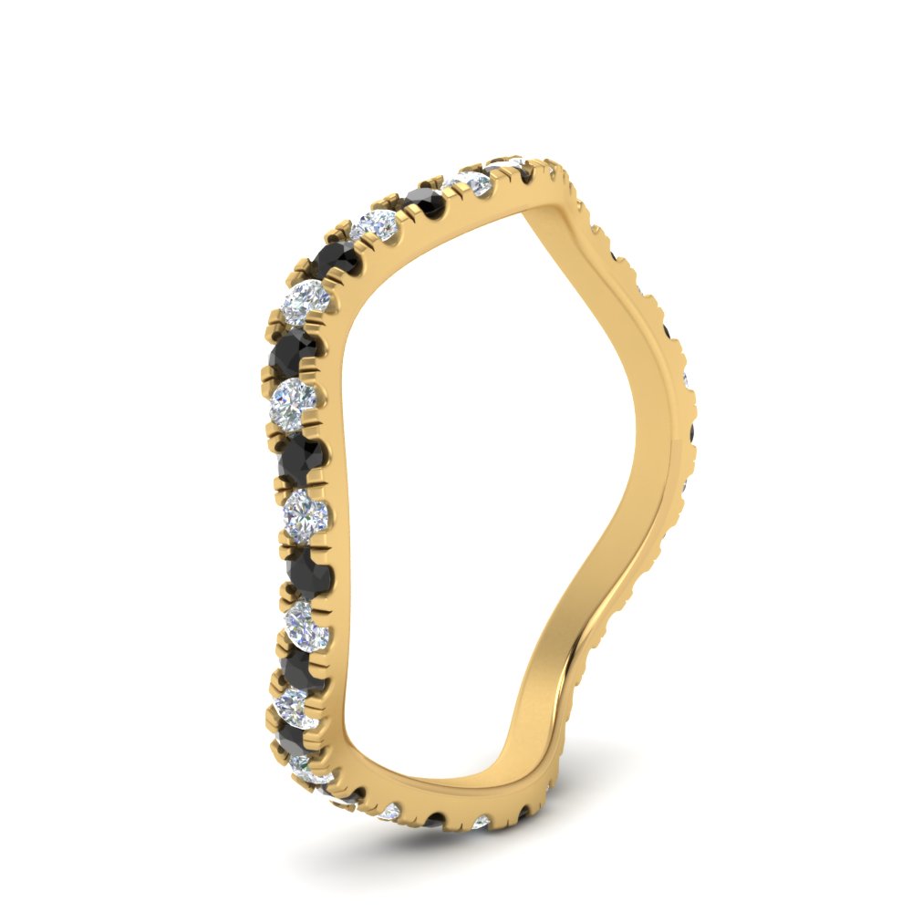Wave-eternity-ring-with-black-diamond-in-FD124152BGBLACK-NL-YG