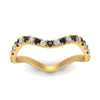 Load image into Gallery viewer, Wave-eternity-ring-with-black-diamond-in-FD124152BGBLACK-NL-YG