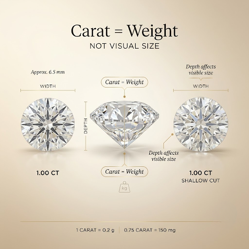 What Carat Weight Actually Measures
