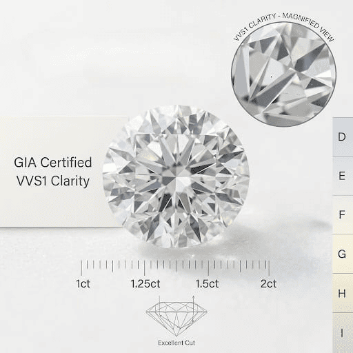 What Drives VVS1 Diamond Prices?