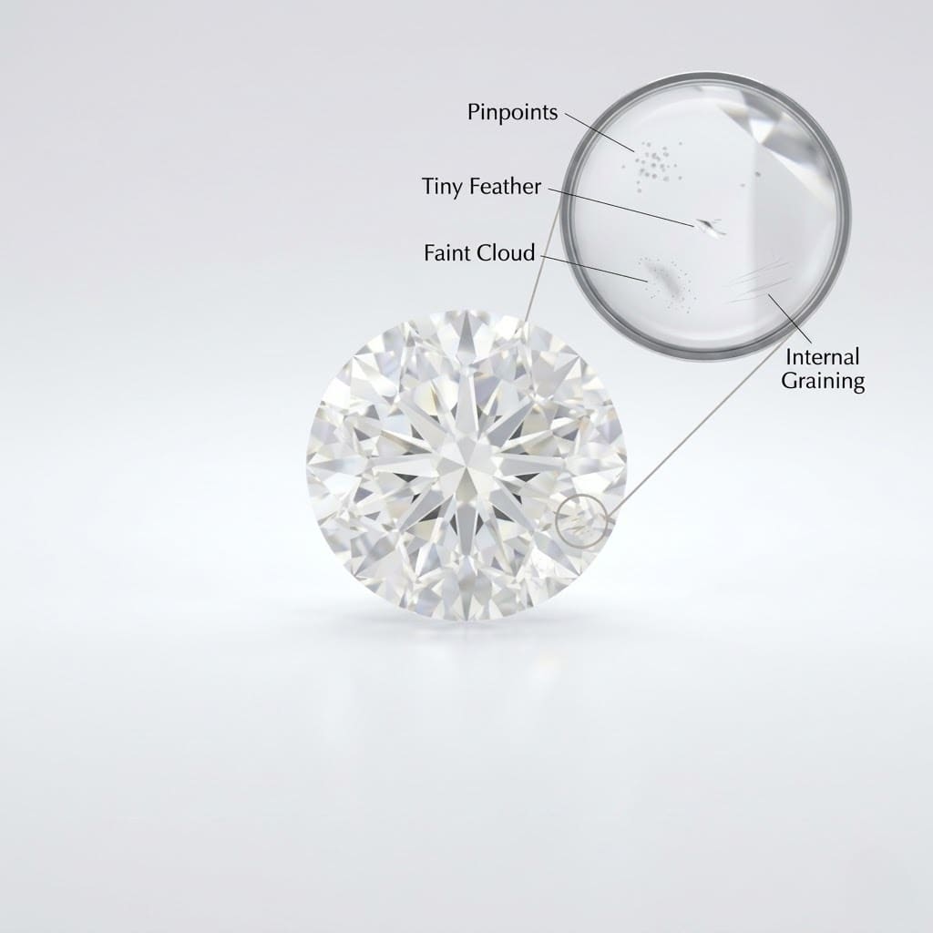 What Inclusions Does a VVS2 Diamond Have?