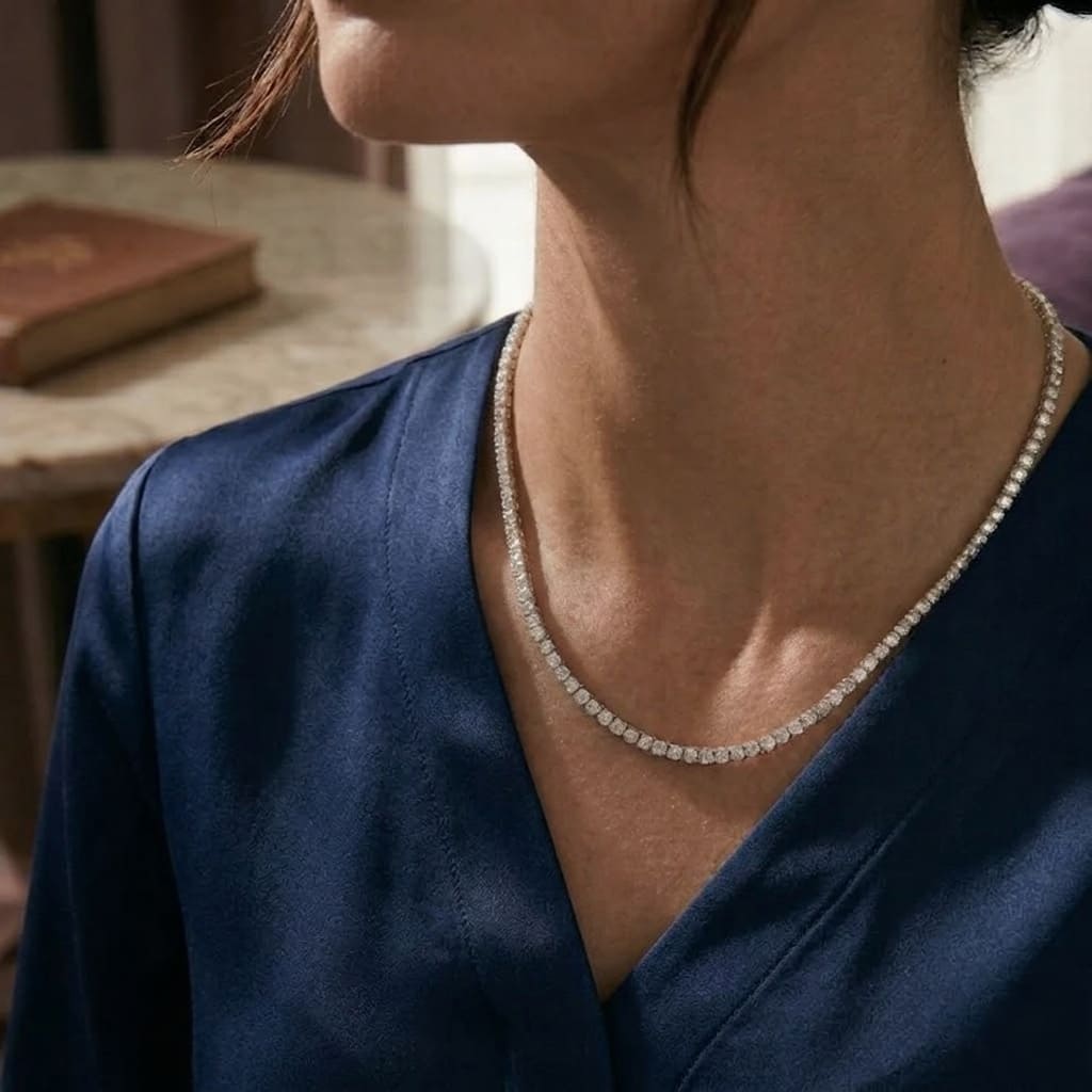 What Is a Tennis Necklace?