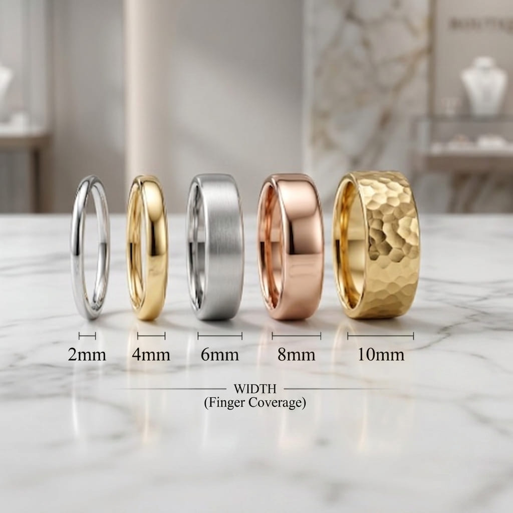What Wedding Band Width Actually Measures