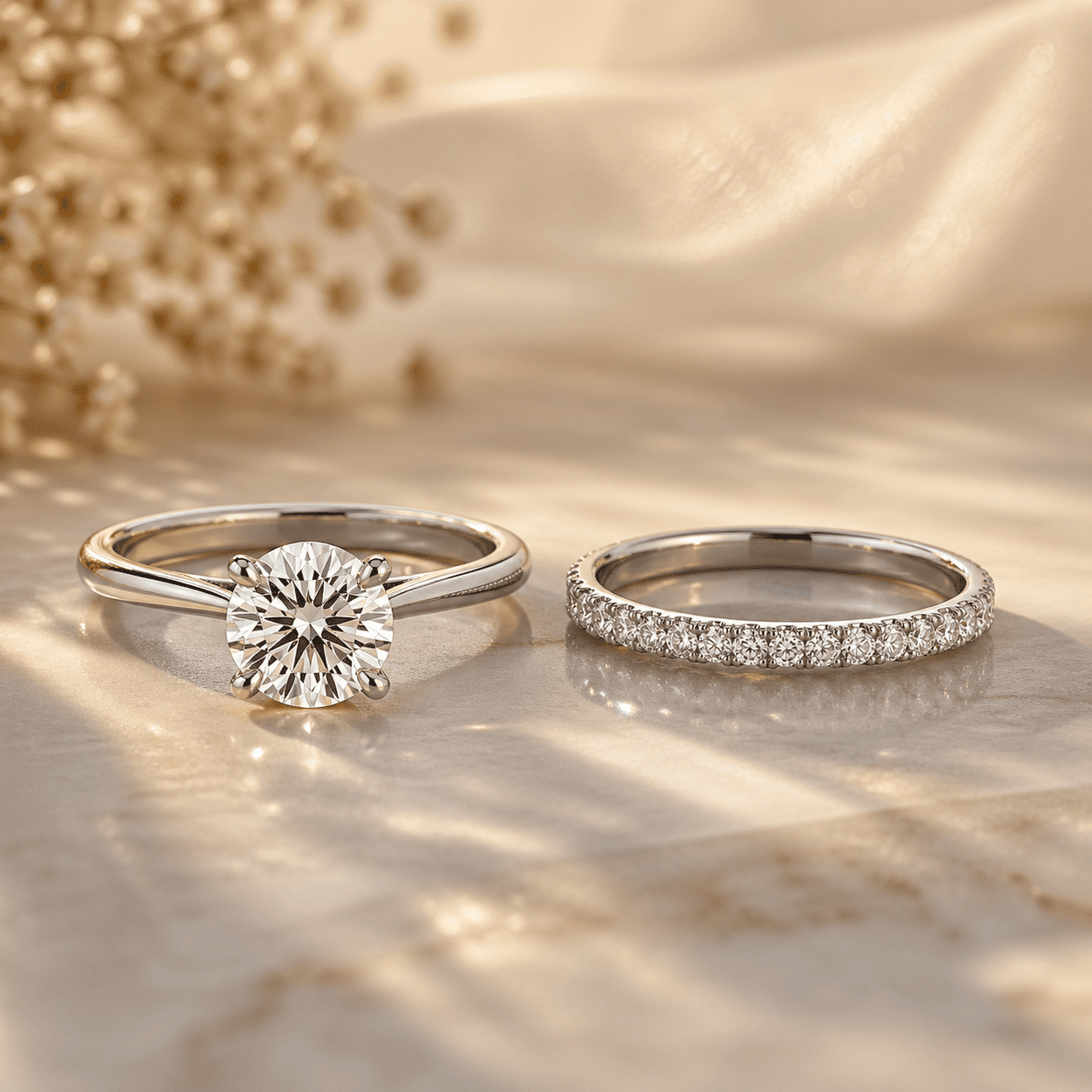 Why Solitaire Rings Pair Well with Wedding Bands