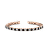 Load image into Gallery viewer, Womens-Diamond-Tennis-Bracelet-5-Carat-With-Balack-Diamond-In-Rose-Gold-FDBRC8635ROGBLACK-5.00_CT-NL-RG
