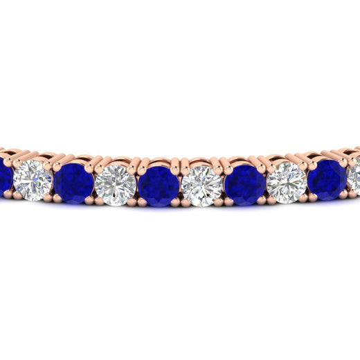 Womens-Diamond-Tennis-Bracelet-5-Carat-With-Blue-Sapphire-In-Rose-Gold-FDBRC8635ROGSABLANGLE5-5.00_CT-NL-RG