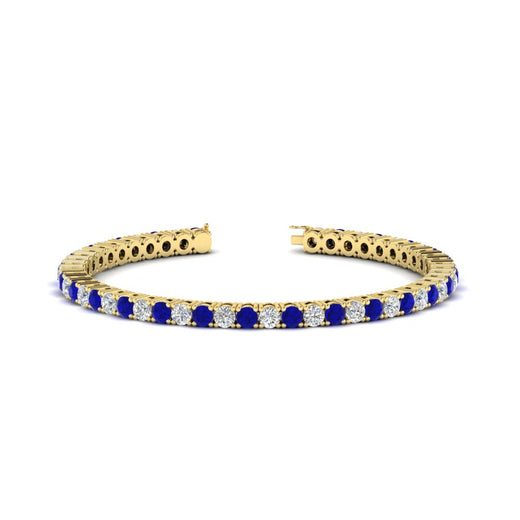 Womens-Diamond-Tennis-Bracelet-5-Carat-With-Blue-Sapphire-In-Yellow-Gold-FDBRC8635ROGSABL-5.00_CT-NL-YG