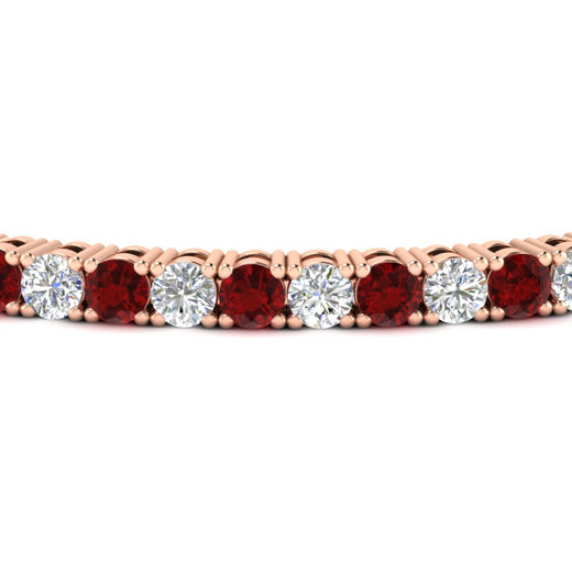 Womens-Diamond-Tennis-Bracelet-5-Carat-With-Red-Ruby-In-Rose-Gold-FDBRC8635ROGRUDRANGLE5-5.00_CT-NL-RG