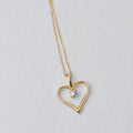 Thumbnail 55 - Solitaire Heart Pendant