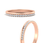 Load image into Gallery viewer, a-beautiful-round-diamond-half-eternity-band-in-rose-gold-FD11406BANGLE3-NL-RG

