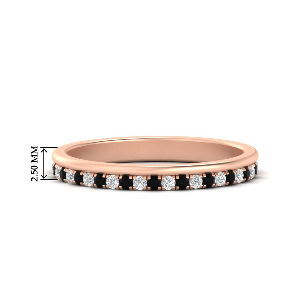 a-beautiful-round-diamond-half-eternity-band-with-black-diamond-in-rose-gold-FD11406BGBLACK-NL-RG-HW