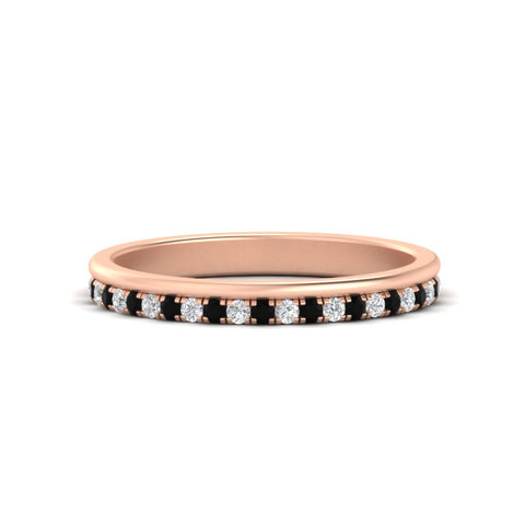 a-beautiful-round-diamond-half-eternity-band-with-black-diamond-in-rose-gold-FD11406BGBLACK-NL-RG