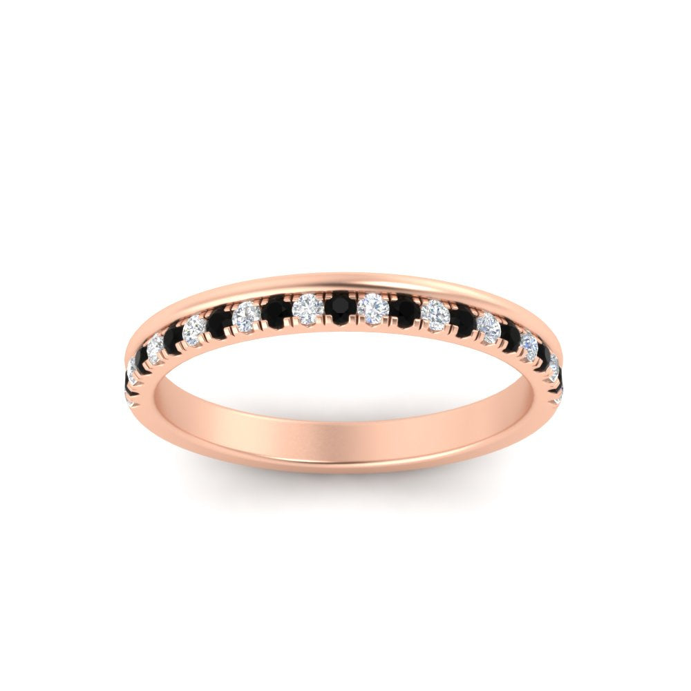 a-beautiful-round-diamond-half-eternity-band-with-black-diamond-in-rose-gold-FD11406BGBLACKANGLE5-NL-RG