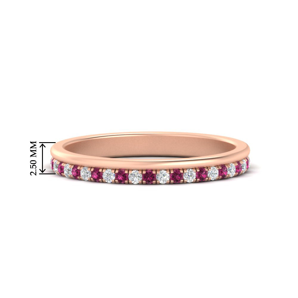 a-beautiful-round-diamond-half-eternity-band-with-pink-sapphire-in-rose-gold-FD11406BGSADRPI-NL-RG-HW