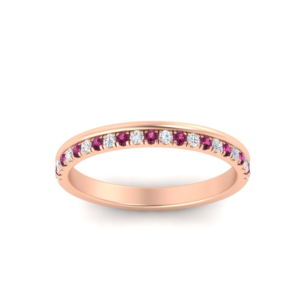 a-beautiful-round-diamond-half-eternity-band-with-pink-sapphire-in-rose-gold-FD11406BGSADRPIANGLE5-NL-RG