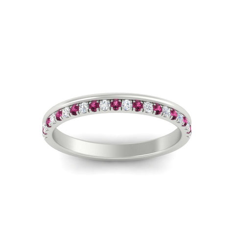 a-beautiful-round-diamond-half-eternity-band-with-pink-sapphire-in-white-gold-FD11406BGSADRPIANGLE5-NL-WG