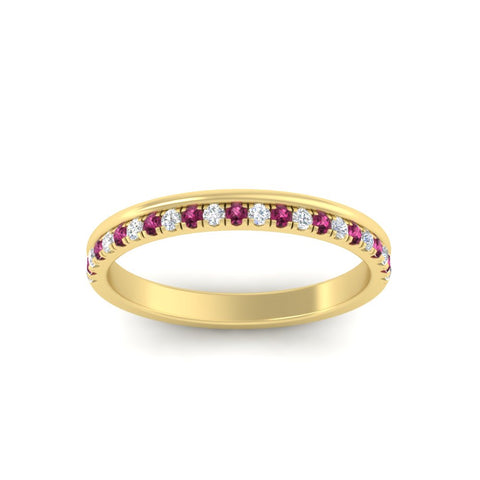 a-beautiful-round-diamond-half-eternity-band-with-pink-sapphire-in-yellow-gold-FD11406BGSADRPIANGLE5-NL-YG