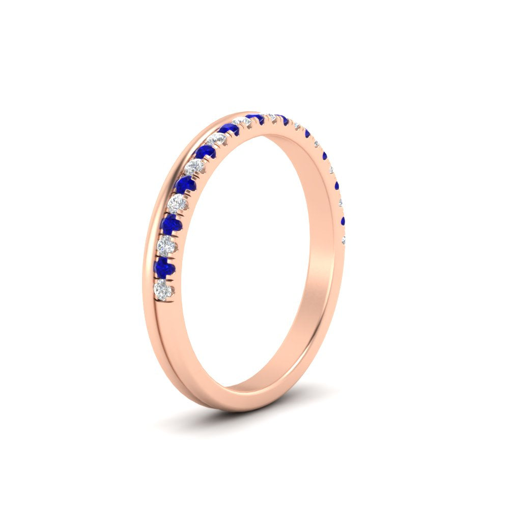a-beautiful-round-diamond-half-eternity-band-with-sapphire-in-rose-gold-FD11406BGSABLANGLE2-NL-RG