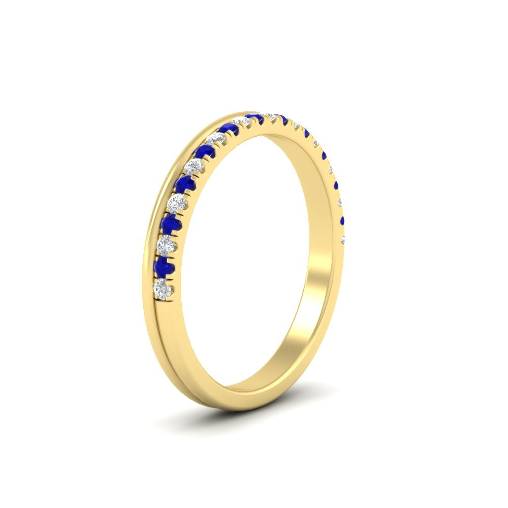 a-beautiful-round-diamond-half-eternity-band-with-sapphire-in-yellow-gold-FD11406BGSABLANGLE2-NL-YG
