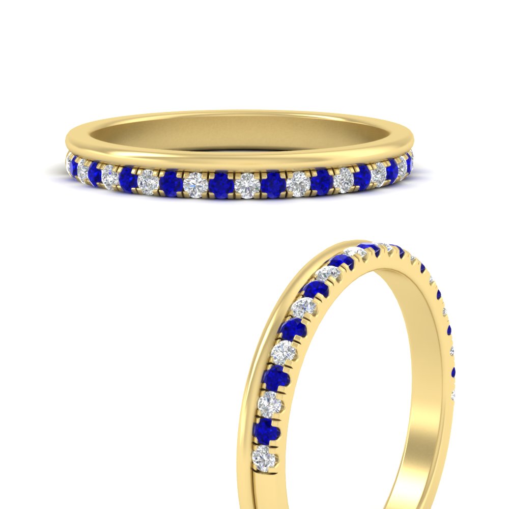 a-beautiful-round-diamond-half-eternity-band-with-sapphire-in-yellow-gold-FD11406BGSABLANGLE3-NL-YG