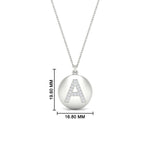 Load image into Gallery viewer, a-letter-disk-necklace-in-white-gold-FDPD11312AANGLE1-NL-WG-hw
