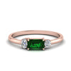 Load image into Gallery viewer, alternate-emerald-3-stone-engagement-ring-in-rose-gold-FD9006EMGEMGR-NL-RG.jpg
