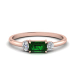Load image into Gallery viewer, alternate-emerald-3-stone-engagement-ring-in-rose-gold-FD9006EMGEMGR-NL-RG.jpg
